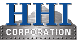 HHI Corporation logo with metallic design.