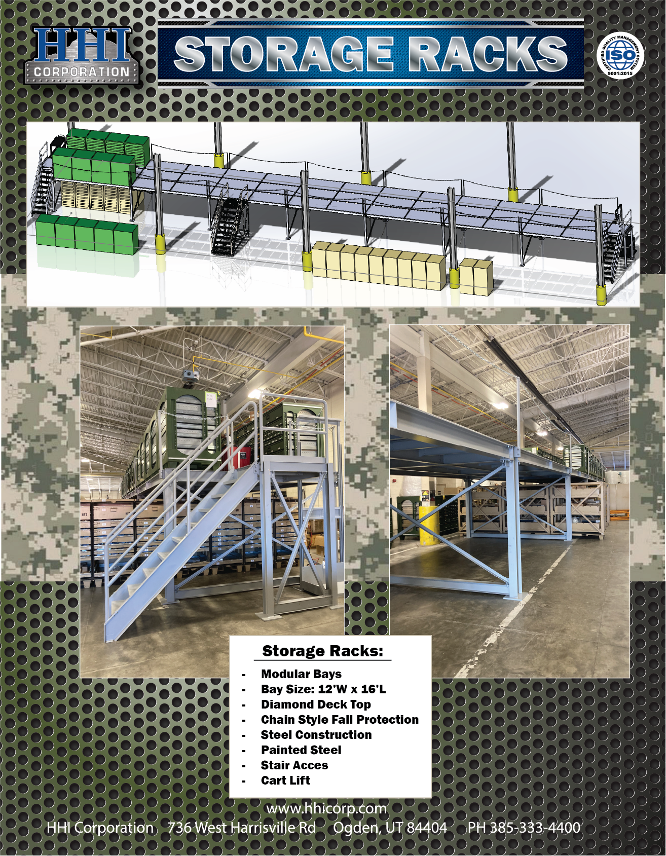 Storage Racks Flyer Front
